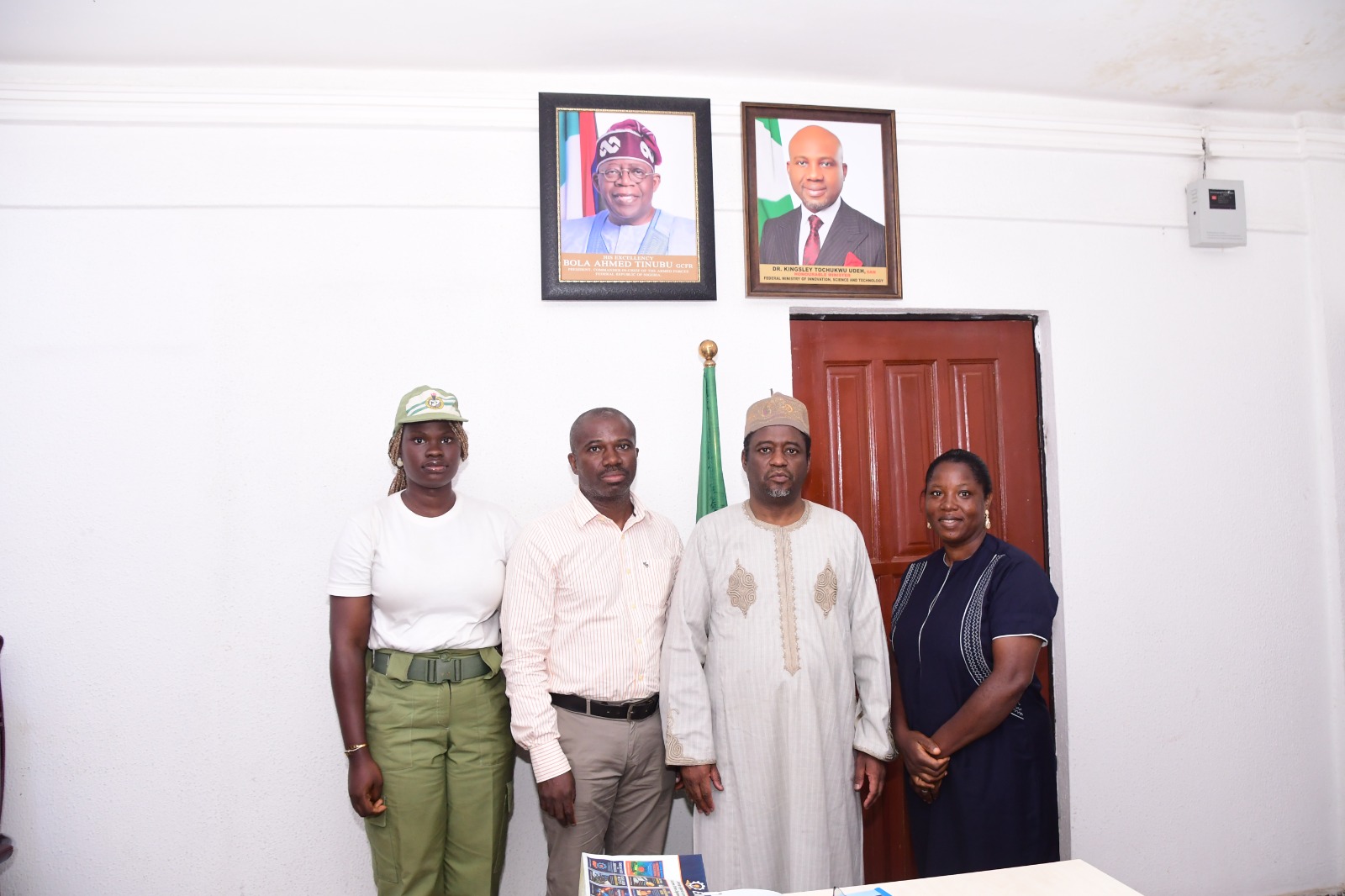 EWB Nigeria visit to the Permanent Secretary of the Federal Ministry of Innovation, Science and Technology